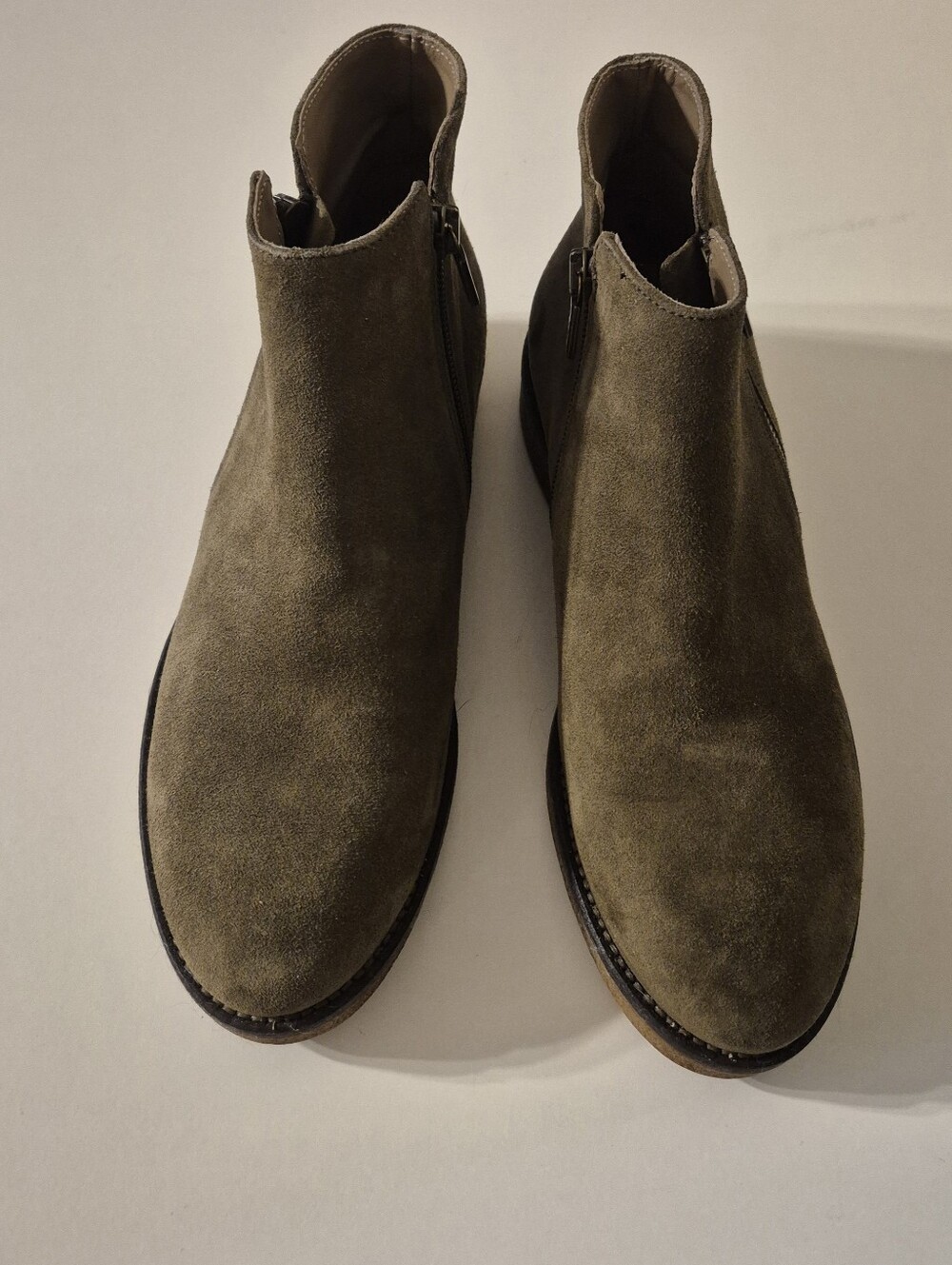 ITALEAU Foliana Waterproof Suede Ankle Boots Moss Green Size EU 40 / US 9.5
